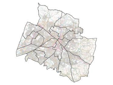 A map of current wards in Cheltenham