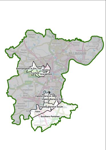 A map of further draft proposals in Stockton-on-Tees