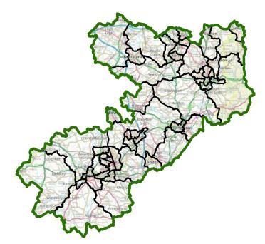 Cheshire East Ward Map
