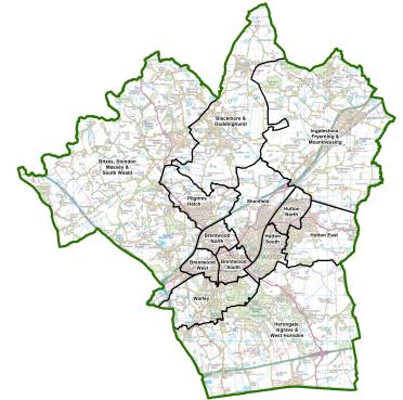 A map of final proposals for Brentwood A map of final proposals for Brentwood