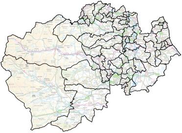 A map of current divisions in Durham