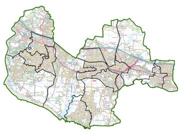 A map of final proposals for Fareham