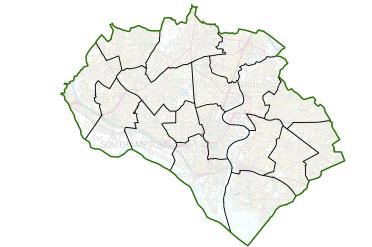 A map of draft proposals for new electoral arrangements in Southampton