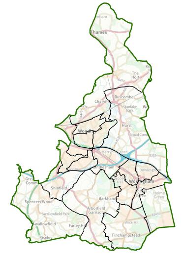 Wokingham - FR - Map Wokingham - FR - Map