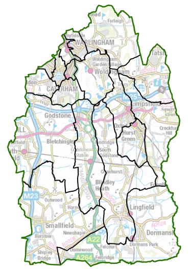 LGBCE Tandridge electoral review