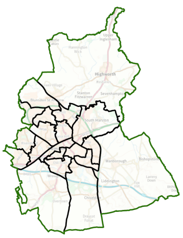 Swindon Map