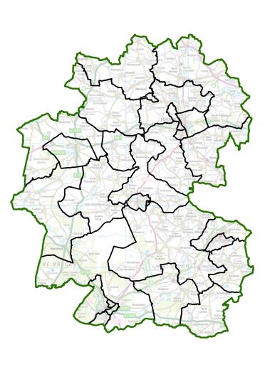 Current wards in Breckland