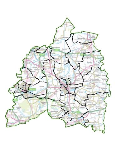 Draft wards for Bassetlaw