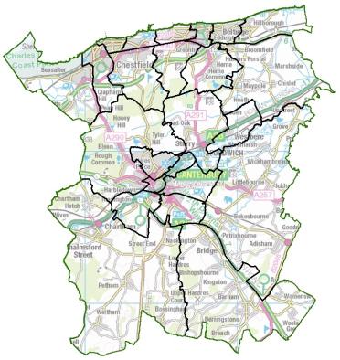 Proposed wards for Canterbury