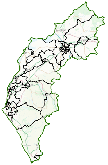 Cumerland FR Ward Map - Unlabelled