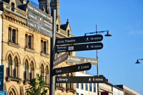 Darlington Sign Post
