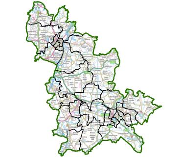 A map of final proposals for Wychavon