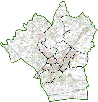 A map of draft proposals for new electoral arrangements in Brentwood